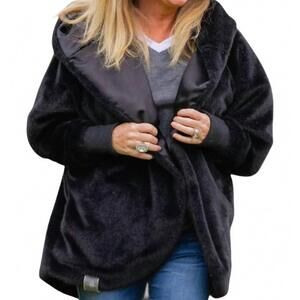 NEW PRETTY RUGGED ts luxe cardigan in black